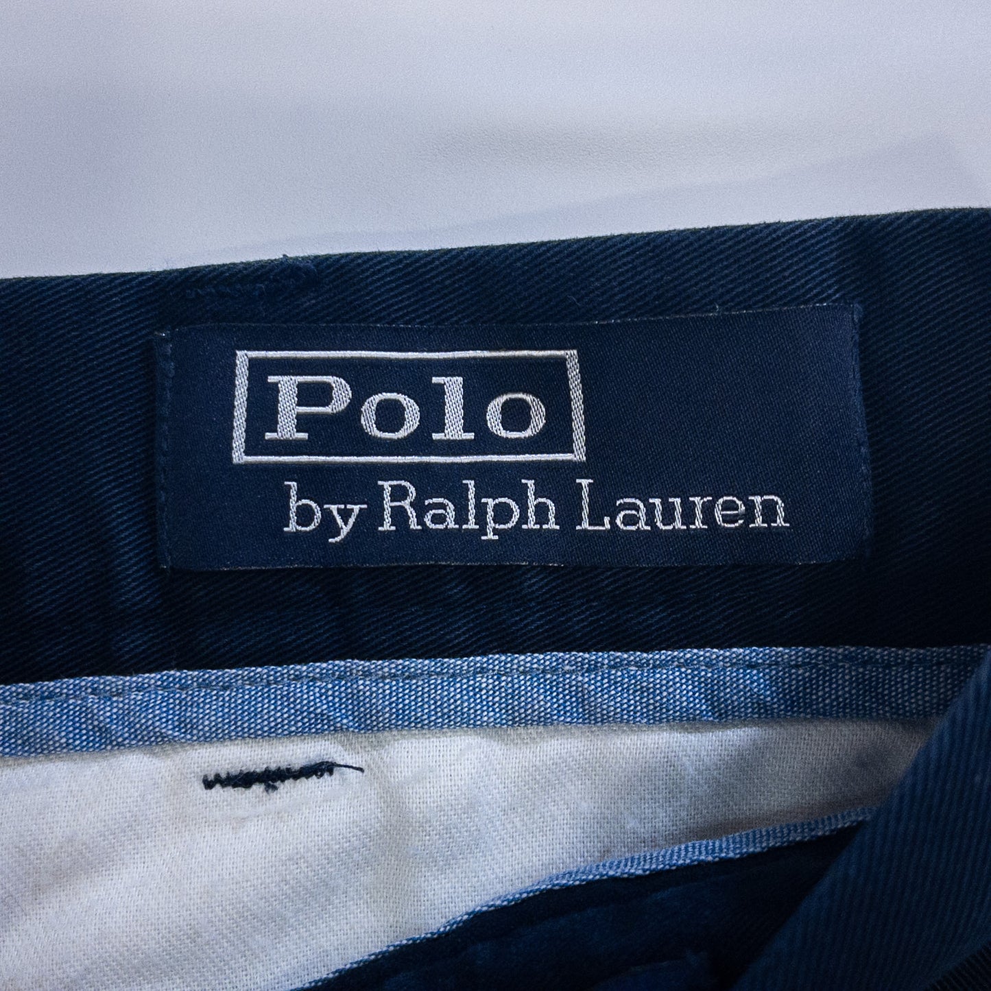 チノショーツ W35 ネイビー ツータック Polo Ralph Lauren/ポロラルフローレン