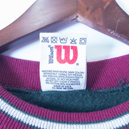 [メンズXL] 90年代 Wilson/ウィルソン スウェット トレーナー USA製 リブライン