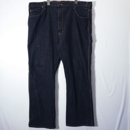 [メンズW40] 00年代 Dickies/ディッキーズ デニム ジーンズ ペインターパンツ 黒染め