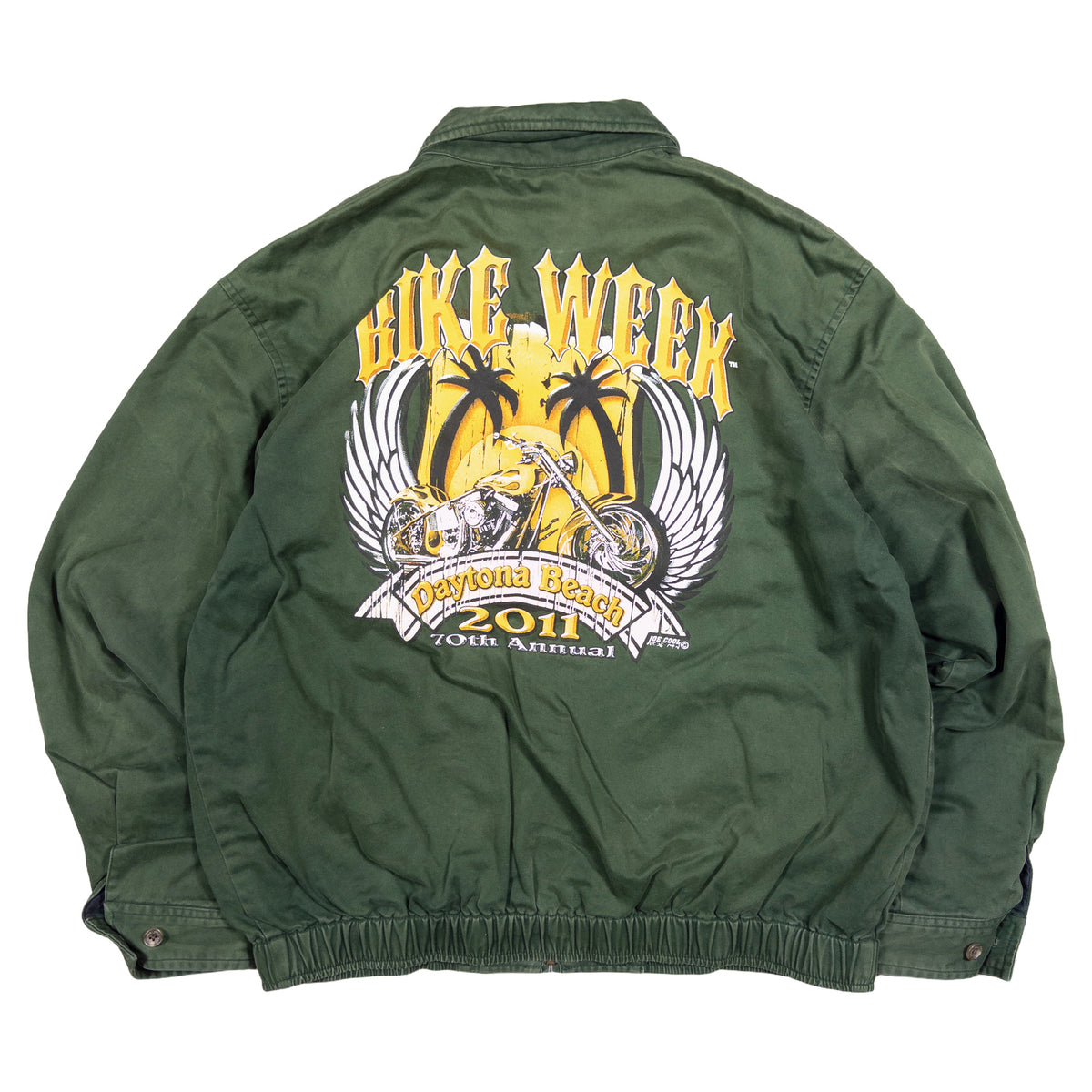 [メンズXL] 00年代 Polo by Ralph Lauren/ポロバイラルフローレン スイングトップ BIKE WEEK スポーツジャケット