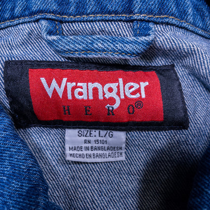 [メンズL] 00年代 Wrangler/ラングラー Gジャン・デニムジャケット HERO