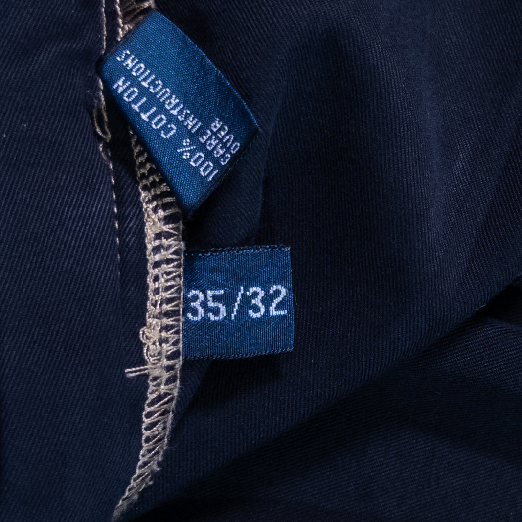 [メンズW33] 90〜00年代 Polo by Ralph Lauren/ポロバイラルフローレン チノパン 黒染め