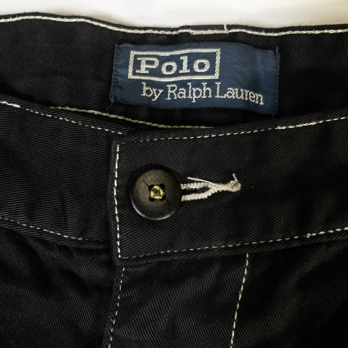 [メンズW31] 90〜00年代 Polo by Ralph Lauren/ポロバイラルフローレン チノパン 黒染め