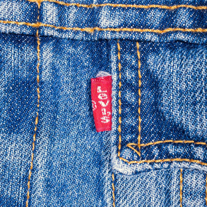 [メンズXS] 00年代 Levi's/リーバイス Gジャン デニムジャケット EASY RIDER Y2K スタンドカラー