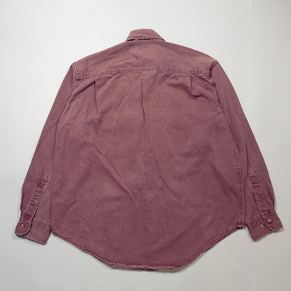 [メンズXL] 90年代 ST.JOHN'S BAY/セントジョンズベイ ネルシャツ シャモアクロスシャツ
