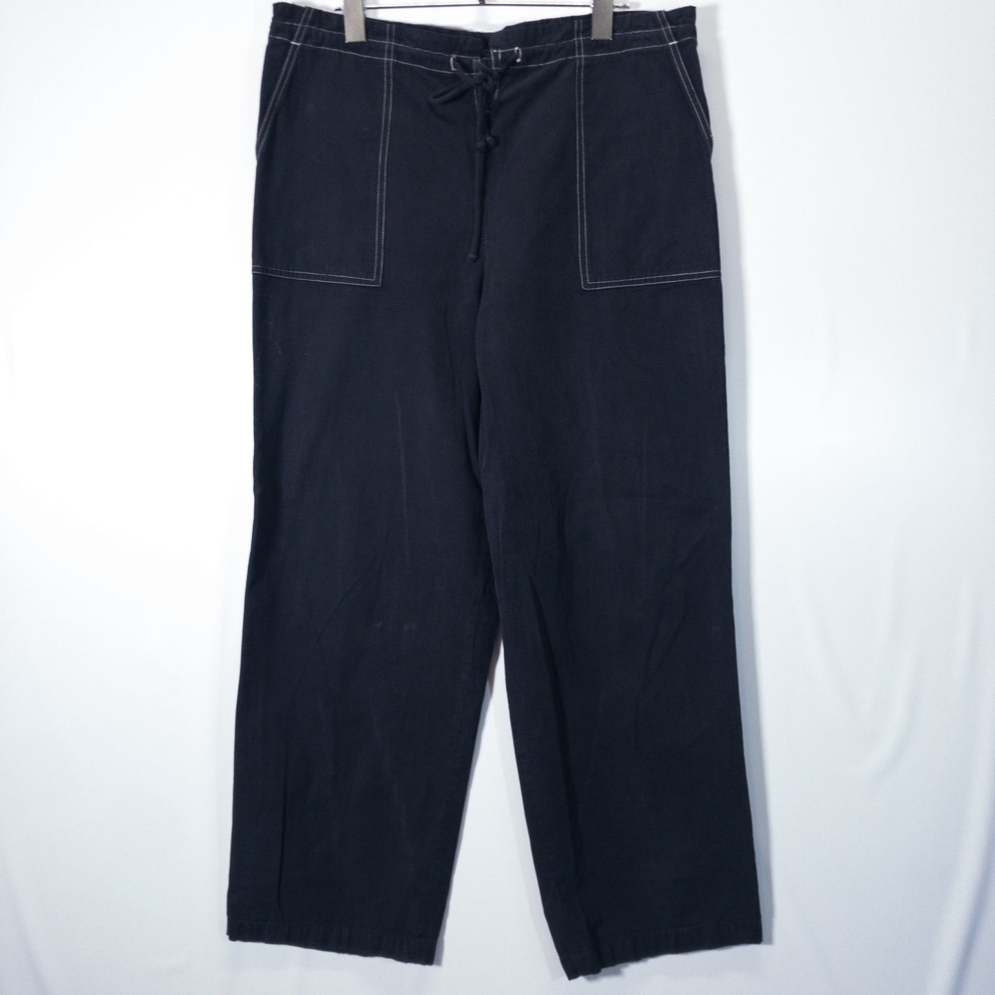 [メンズW35] 90〜00年代 Ralph Lauren/ラルフローレン ワークパンツ ベイカーパンツ 黒染め