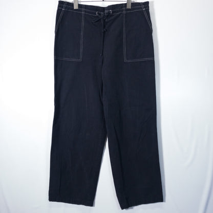 [メンズW35] 90〜00年代 Ralph Lauren/ラルフローレン ワークパンツ ベイカーパンツ 黒染め