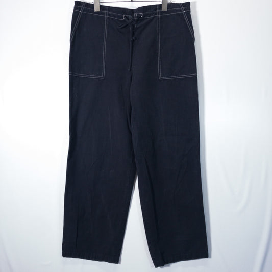 [メンズW35] 90〜00年代 Ralph Lauren/ラルフローレン ワークパンツ ベイカーパンツ 黒染め