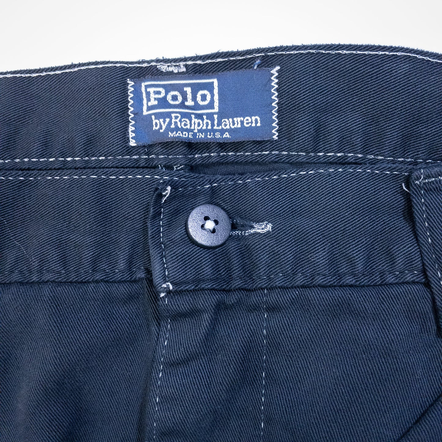 [メンズW34] 90年代 Polo by Ralph Lauren/ポロバイラルフローレン チノパン USA製 黒染め