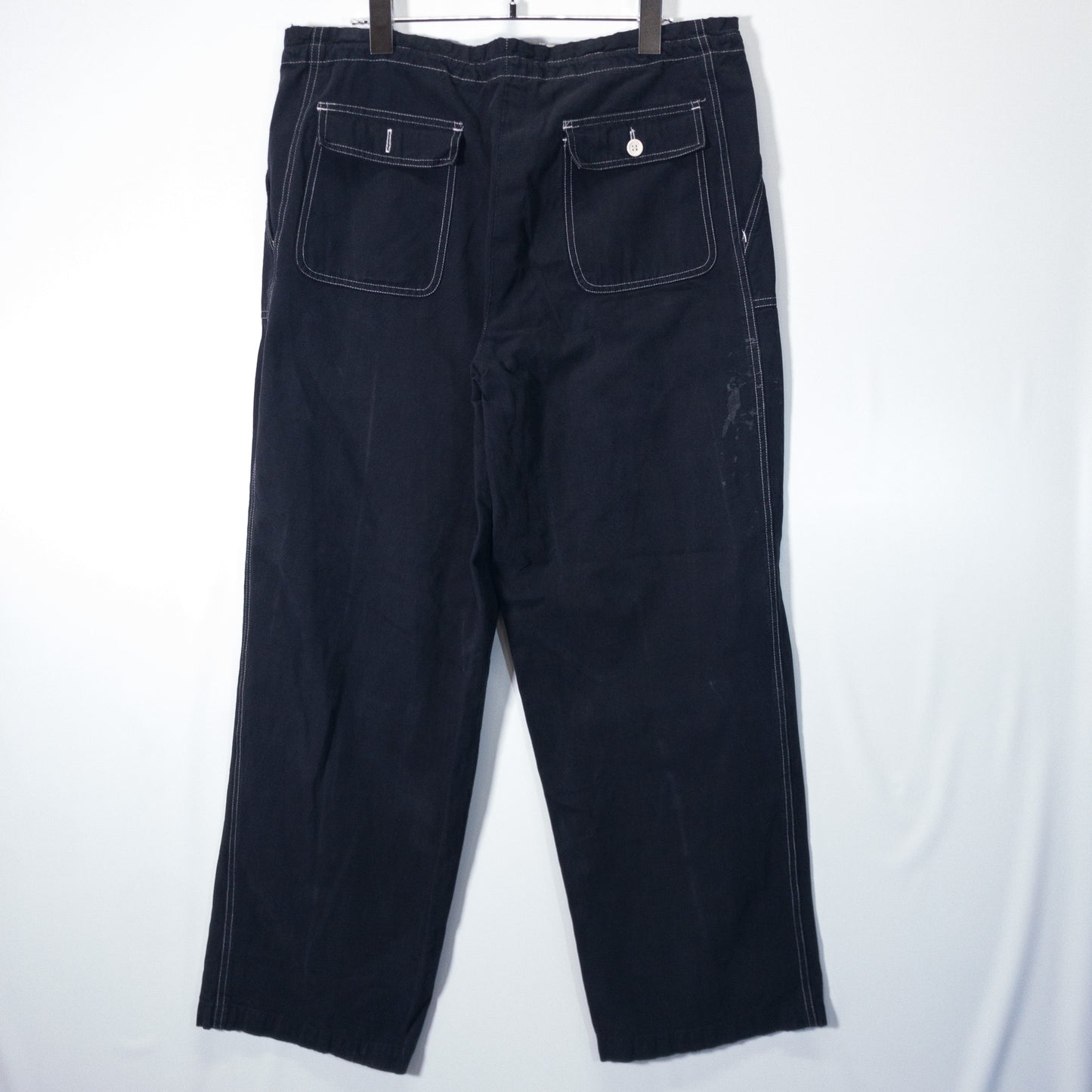 [メンズW35] 90〜00年代 Ralph Lauren/ラルフローレン ワークパンツ ベイカーパンツ 黒染め