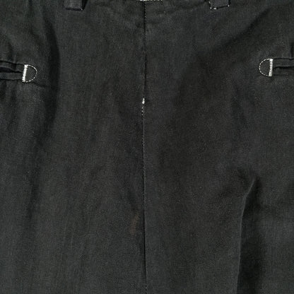 [メンズW33] 00年代 Polo Ralph Lauren/ポロラルフローレン スラックス CLASSIC FIT リネンシルク混 黒染め