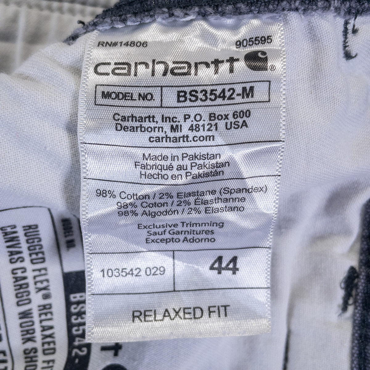 [メンズW43] 00〜10年代 Carhartt/カーハート ショートパンツ・ハーフパンツ カーゴショーツ ロゴ