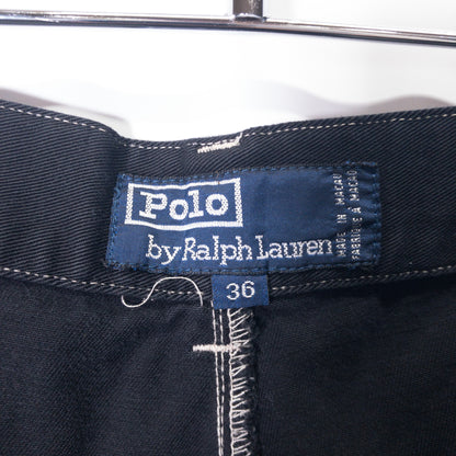 [メンズW33] 90〜00年代 Polo by Ralph Lauren/ポロバイラルフローレン チノパン 黒染め