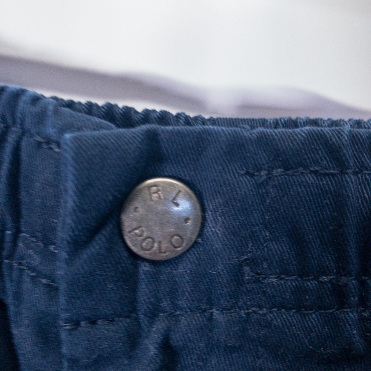 イージーショーツ L ネイビー 刺繍ロゴ Polo Ralph Lauren/ポロラルフローレン