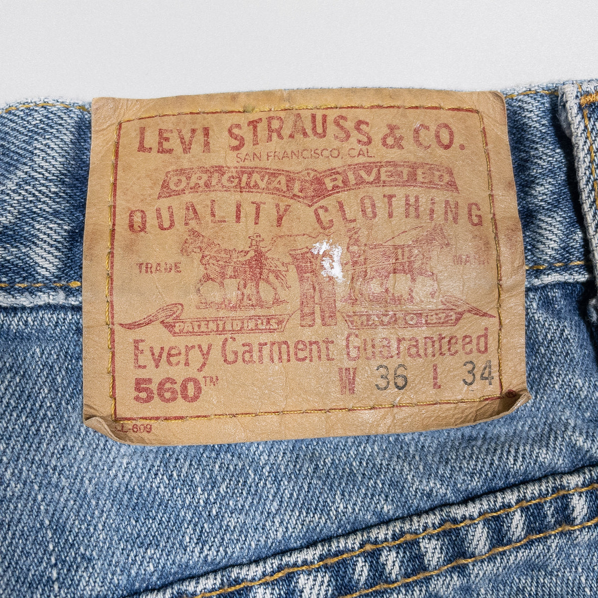 [メンズW35] 00年代 Levi's/リーバイス デニム ジーンズ 560 テーパード ルーズフィット