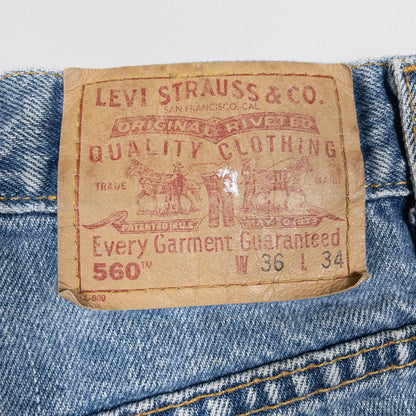 [メンズW35] 00年代 Levi's/リーバイス デニム ジーンズ 560 テーパード ルーズフィット