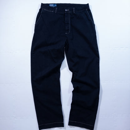 [メンズW32] 90〜00年代 Polo by Ralph Lauren/ポロバイラルフローレン チノパン PROSPECT PANT 黒染め