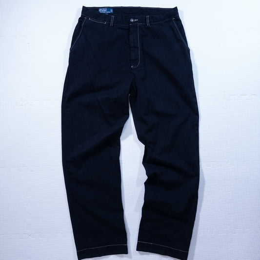 [メンズW32] 90〜00年代 Polo by Ralph Lauren/ポロバイラルフローレン チノパン PROSPECT PANT 黒染め