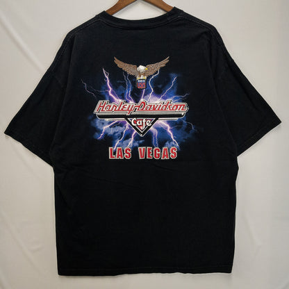 [メンズXL] 90年代 Harley-Davidson/ハーレーダビッドソン Tシャツ Harley-Davidson cafe ハーレーダビッドソンカフェ