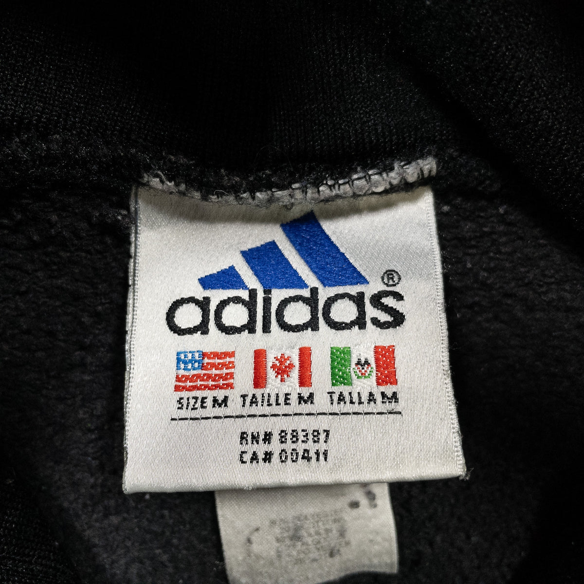 [メンズXL] 90年代 adidas/アディダス パーカー 3ストライプ