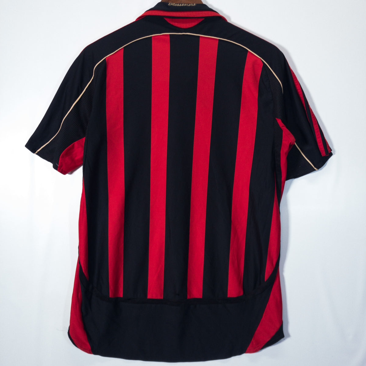 [メンズS] 00〜10年代 adidas/アディダス 半袖シャツ サッカーユニフォーム AC Milan エーシー ミラン