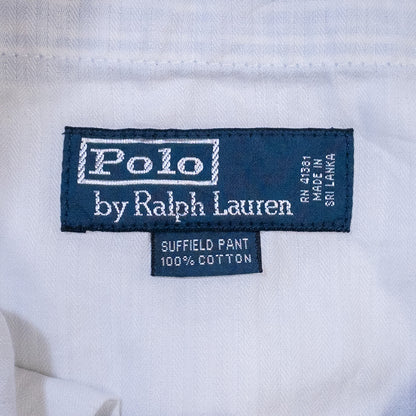 [メンズW31] 90〜00年代 Polo by Ralph Lauren/ポロバイラルフローレン スラックス シアサッカー SUFFIELD PANT
