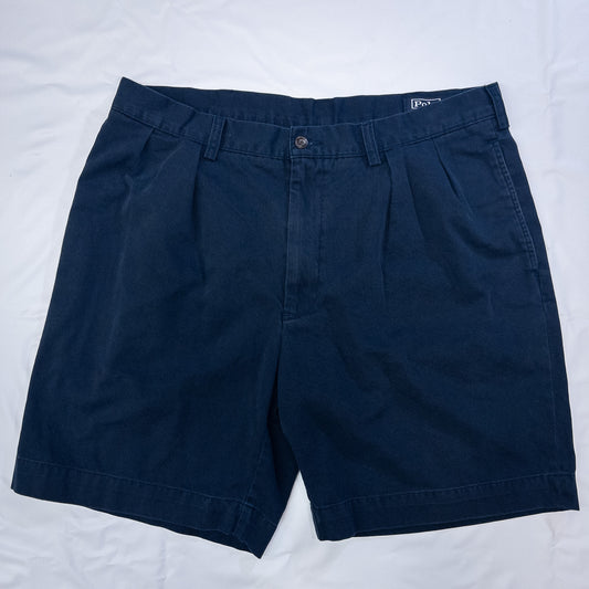 チノショーツ W35 ネイビー ツータック Polo Ralph Lauren/ポロラルフローレン