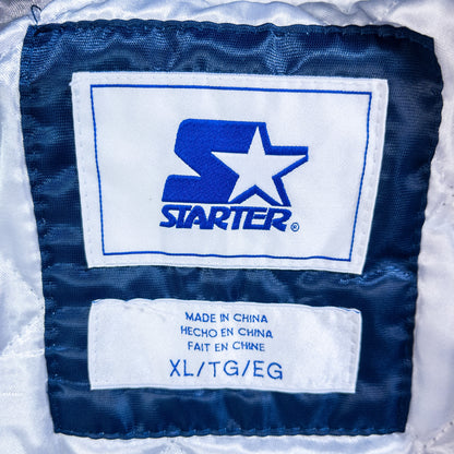 [メンズL] 00年代 STARTER/スターター スタジャン NFL COWBOYS ナイロンスタジャン アワードジャケット
