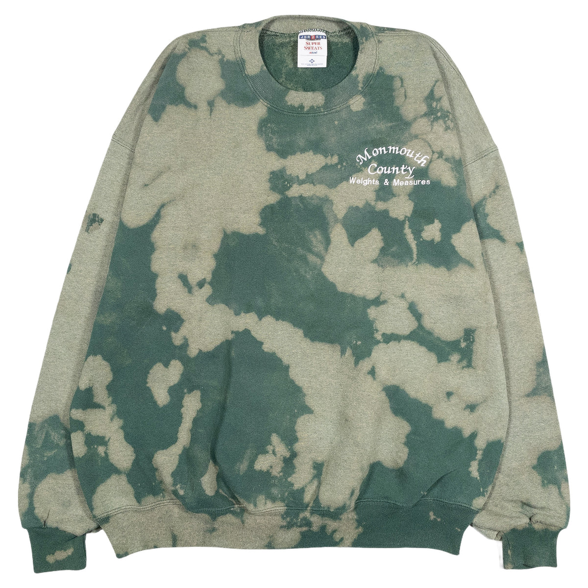 [メンズXXL] 90〜00年代 JERZEES/ジャージーズ スウェット トレーナー SUPER SWEATS Monmouth County USA製 タイダイ染め