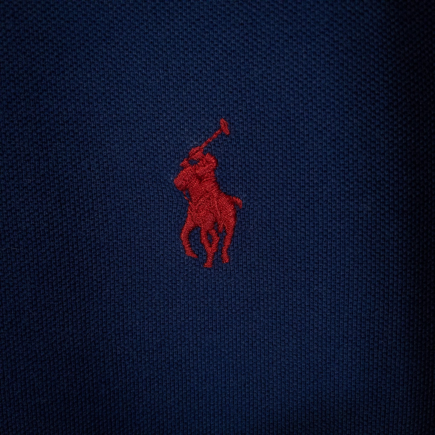 半袖シャツ XL ネイビー ワンポイント刺繍 Polo Ralph Lauren/ポロラルフローレン