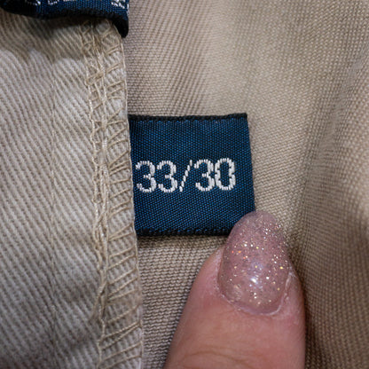 チノパンツ W33 クロップド丈 ベージュ HAMMOND PANT POLO by Ralph Lauren/ポロラルフローレン