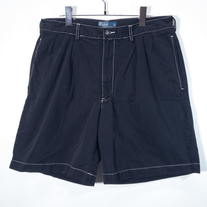 [メンズW33] 90〜00年代 Polo by Ralph Lauren/ポロバイラルフローレン ショートパンツ TYLER SHORT 黒染め