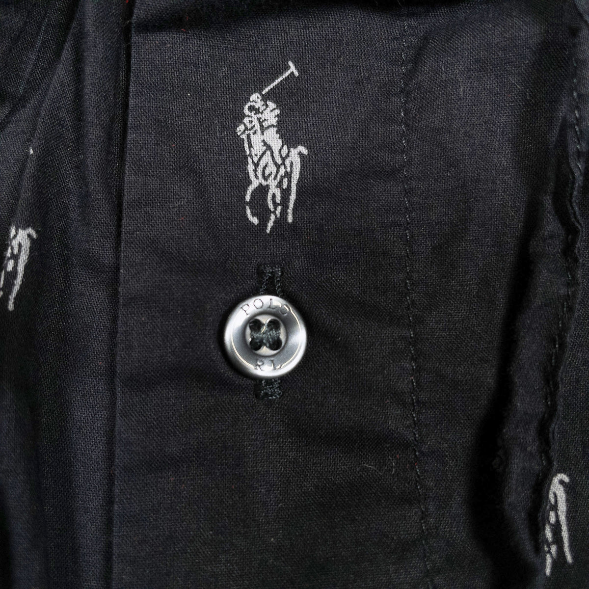 [メンズL] 00年代 Polo Ralph Lauren/ポロラルフローレン イージーパンツ ポニー総柄 パジャマパンツ