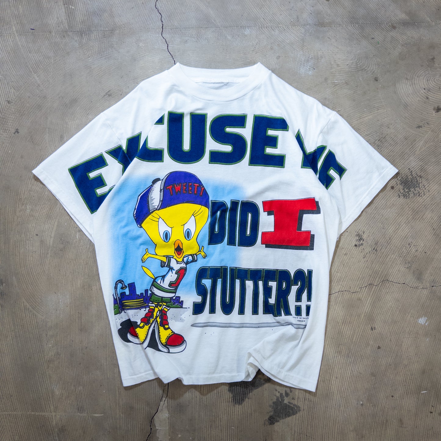 [メンズL] 90年代 Tシャツ Warner Bros. ワーナー Looney Tunes アニメT