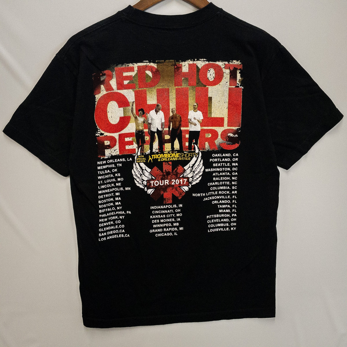 [メンズS] 00年代 Tシャツ Red Hot Chili Peppers レッドホットチリペッパーズ バンＴ バンドプリント