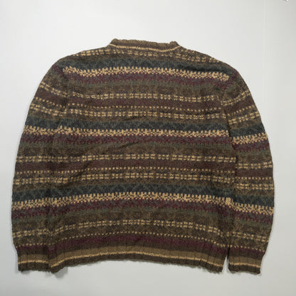 [メンズXL] 90〜00年代 AMERICAN EAGLE/アメリカンイーグル ニット セーター フェアアイル柄