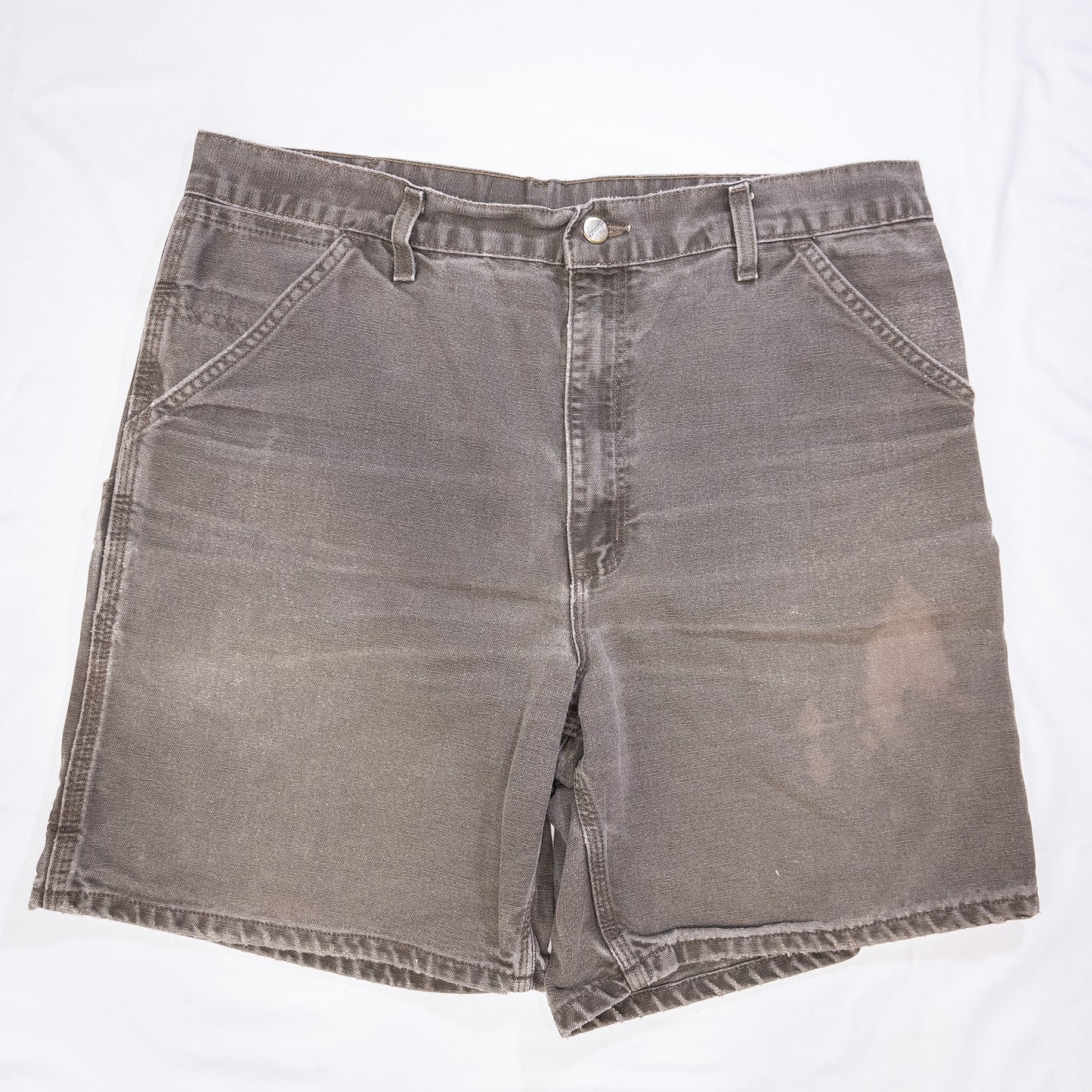 [メンズW34] 90〜00年代 Carhartt/カーハート ショートパンツ ワークショーツ ダック地 ペインターショーツ