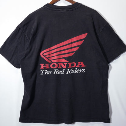 [メンズL] 90年代 Hanes/ヘインズ Tシャツ HONDA ホンダ 企業Ｔ
