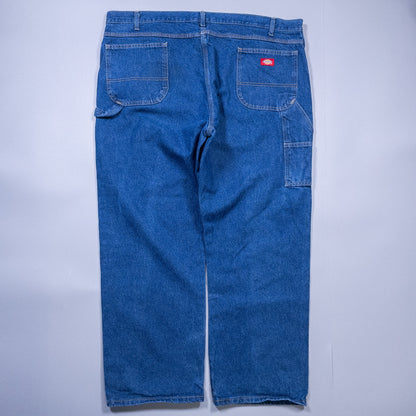 [メンズW45] 00年代 Dickies/ディッキーズ デニム ジーンズ ペインターパンツ オーバーサイズ