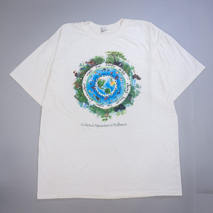 [メンズXL] 90年代 AMERICAN NATIONAL Tシャツ アートT