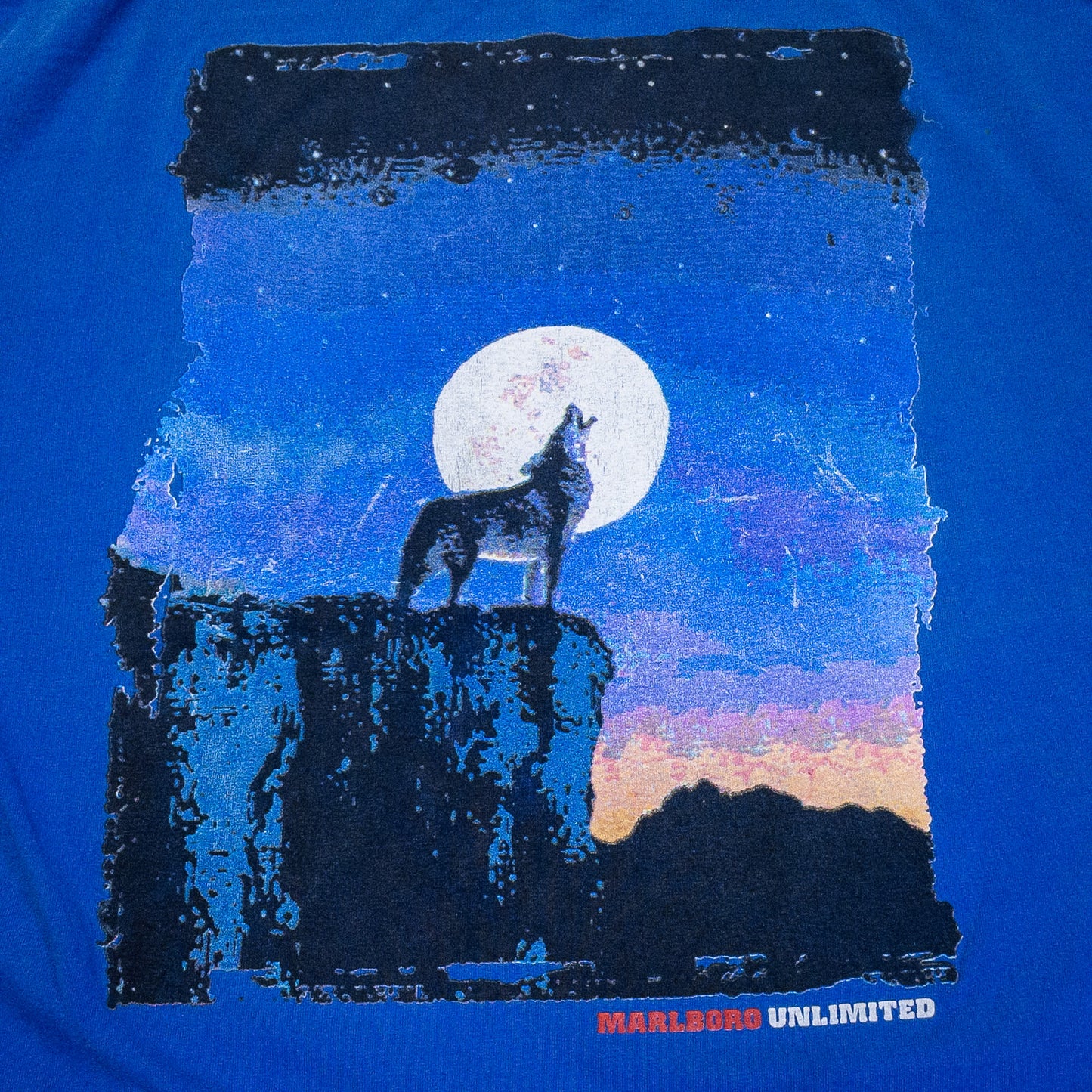 [メンズL] 90年代 Tシャツ MARLBORO マルボロ ウルフ