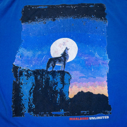 [メンズL] 90年代 Tシャツ MARLBORO マルボロ ウルフ