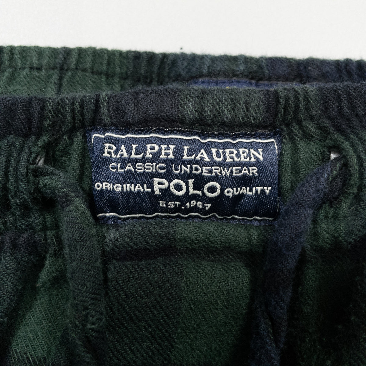 [メンズXL] 00年代 Polo Ralph Lauren/ポロラルフローレン スウェットパンツ パジャマパンツ スリーピングパンツ ブラックウォッチ