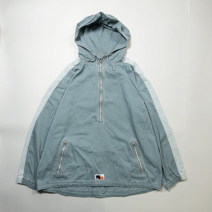 [メンズL] 90〜00年代 Nike/ナイキ ハーフジップ フーデッド アノラック