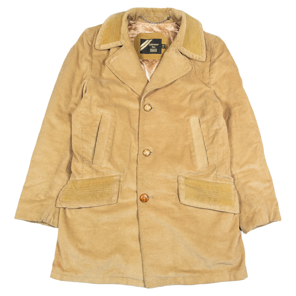 [メンズM] 70年代 Sears/シアーズ コーデュロイ カーコート