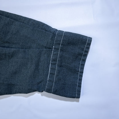 [メンズXL] 90〜00年代 Polo by Ralph Lauren/ポロバイラルフローレン ワイシャツ YARMOUTH BDシャツ 黒染め