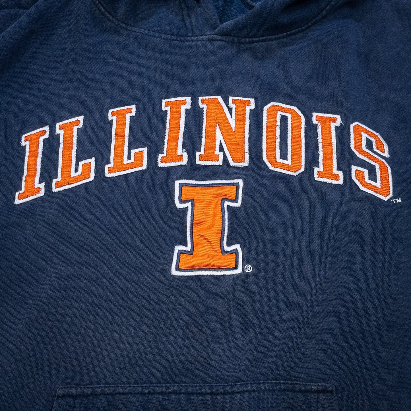 [メンズ3XL] 00年代 BLUE84 パーカー ILLINOIS カレッジ