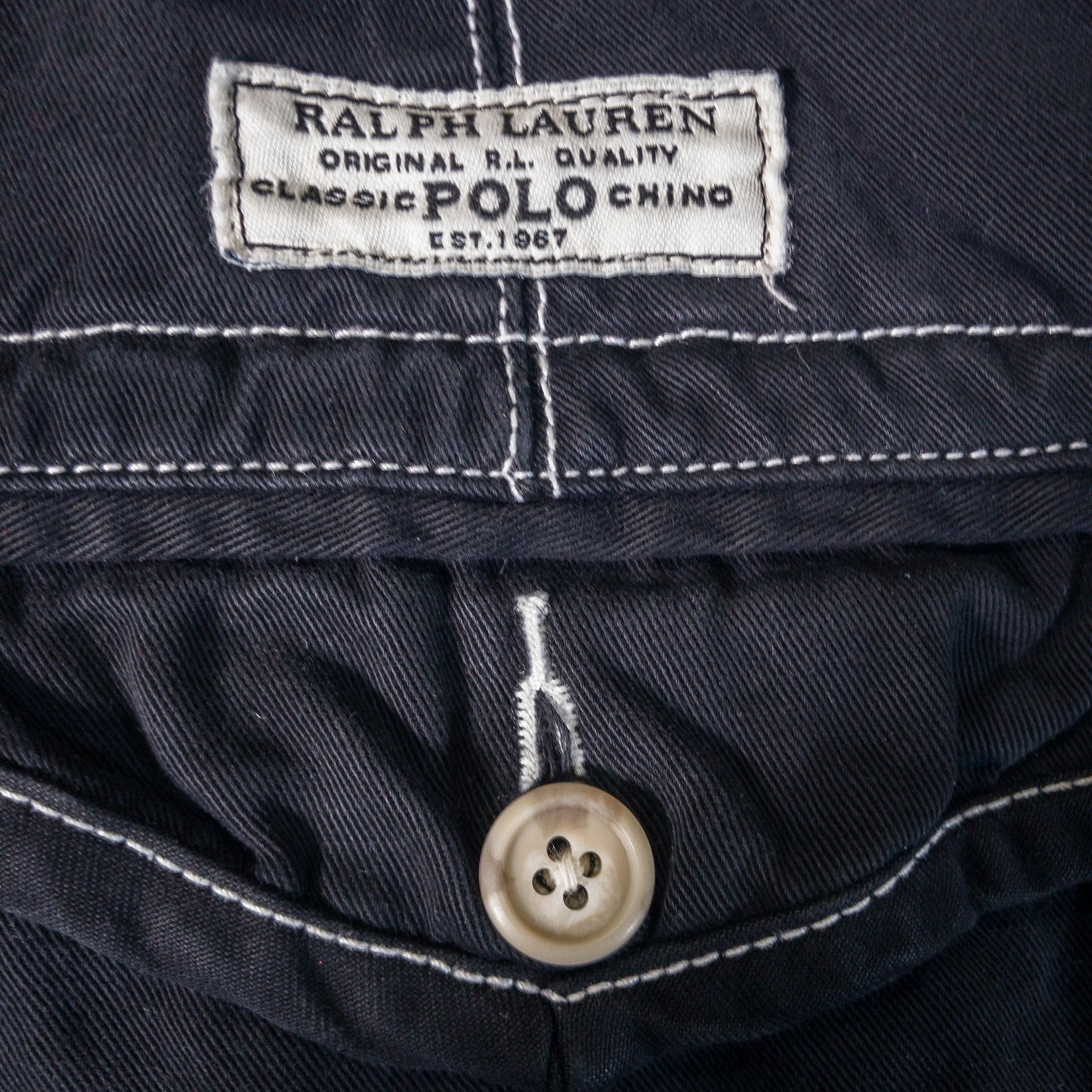 [メンズW35] 90〜00年代 Polo by Ralph Lauren/ポロバイラルフローレン ショートパンツ カーゴショーツ 黒染め