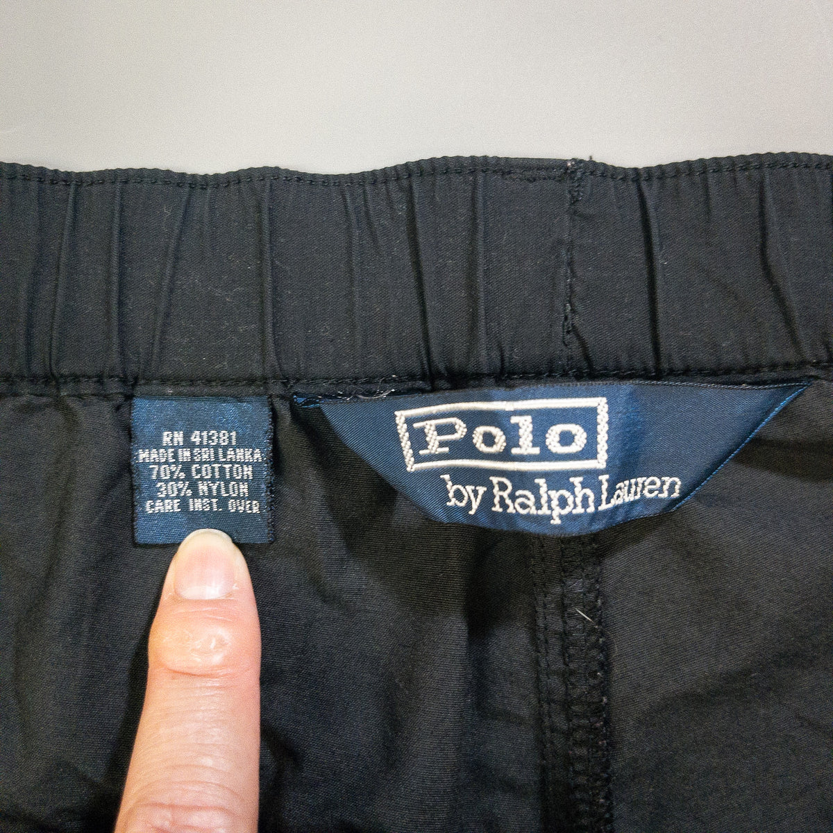 [メンズW35] 90年代 Polo by Ralph Lauren/ポロバイラルフローレン ワークパンツ コットン/ナイロンパンツ カーゴパンツ ミリタリー
