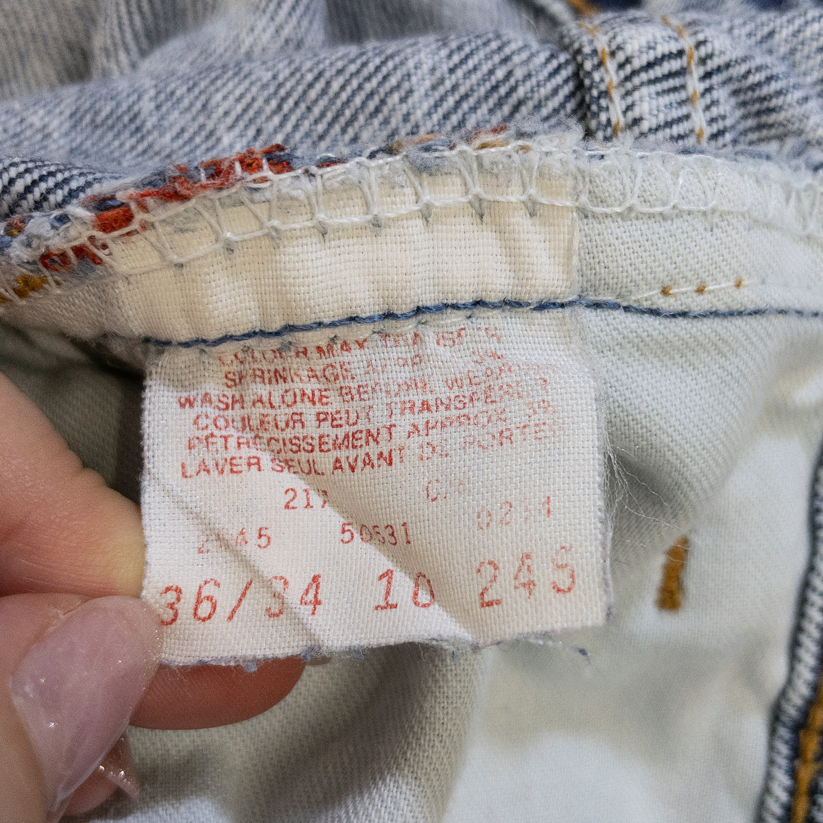 [メンズW33] 80〜90年代 Levi's/リーバイス デニム ジーンズ 531 ケミカルウォッシュ